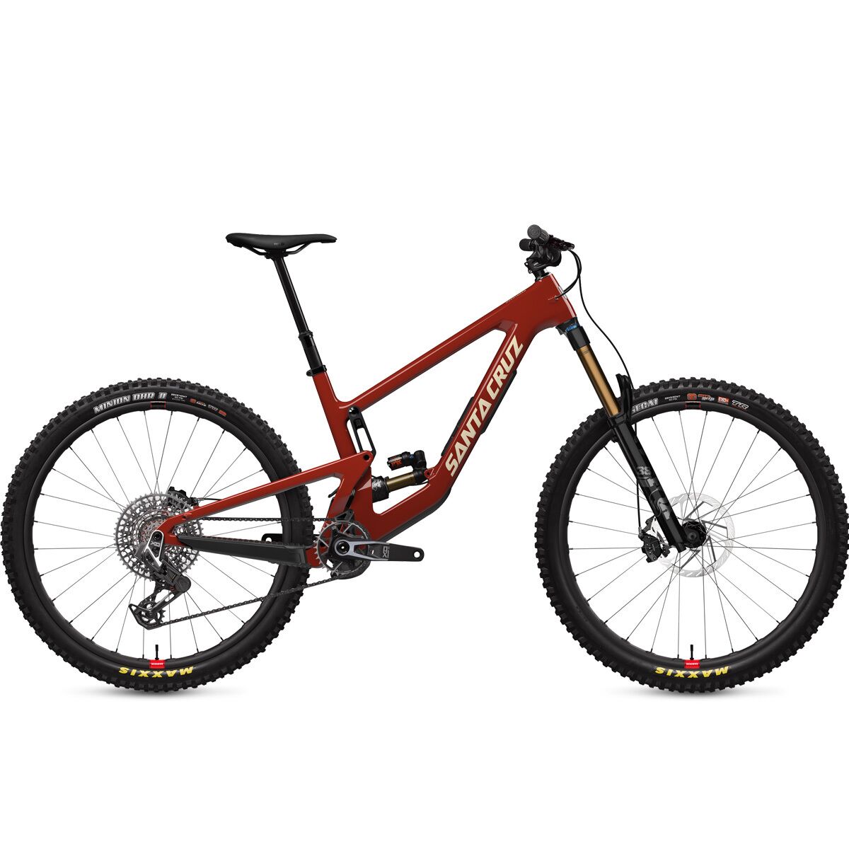 Santa Cruz Bicycles Santa Cruz Bicycles Megatower CC X0 AXS Transmission Carbon Wheel Mountain Bike Gloss Crimson, L