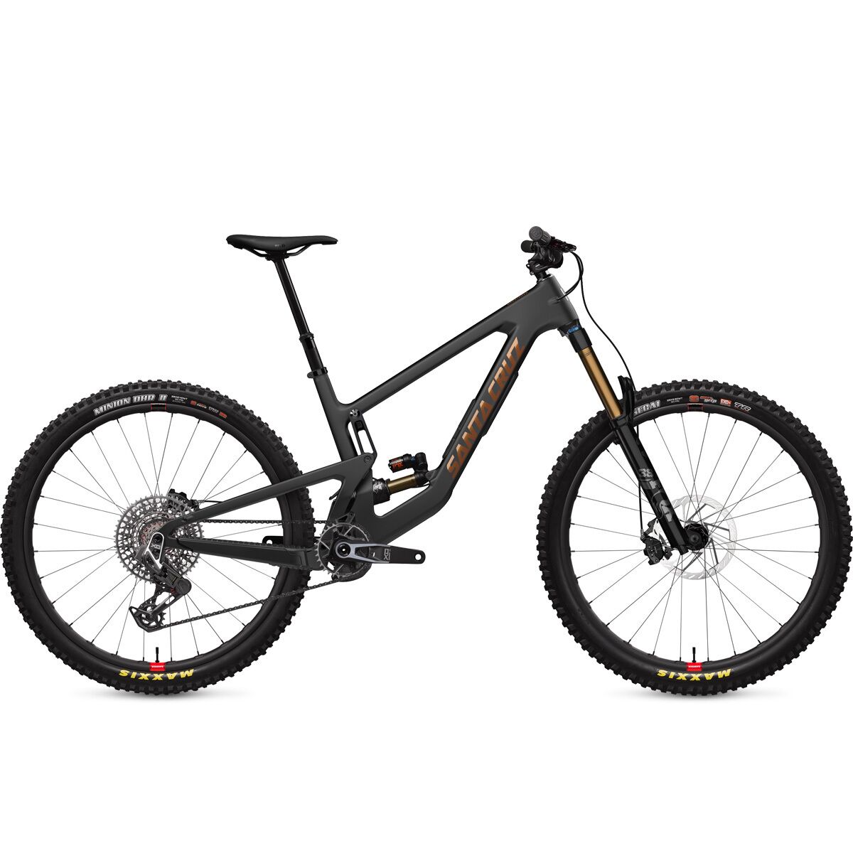Image of Santa Cruz Bicycles Megatower CC X0 AXS Transmission Carbon Wheel Mountain Bike Matte Black, M
