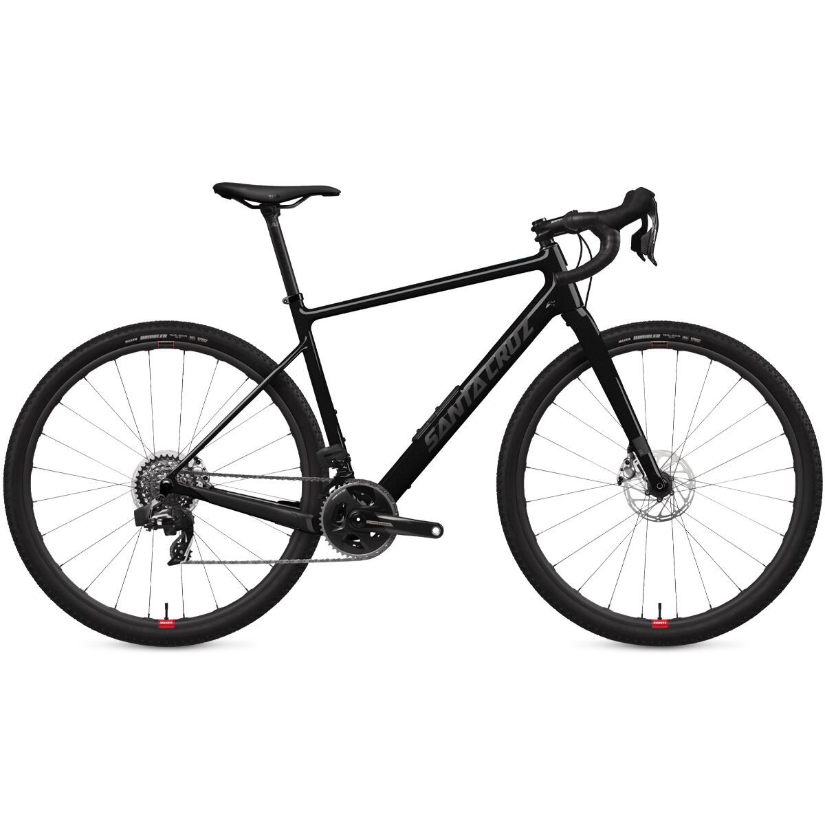 Image of Santa Cruz Bicycles Stigmata CC Red/Force AXS 2x Gravel Bike Gloss Black Sparkle, L