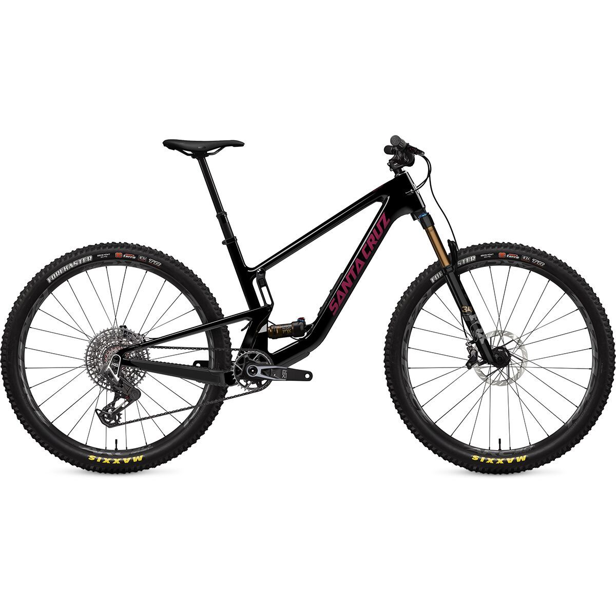 Santa Cruz Bicycles Tallboy CC X0 AXS Transmission Mountain Bike Gloss Black, M