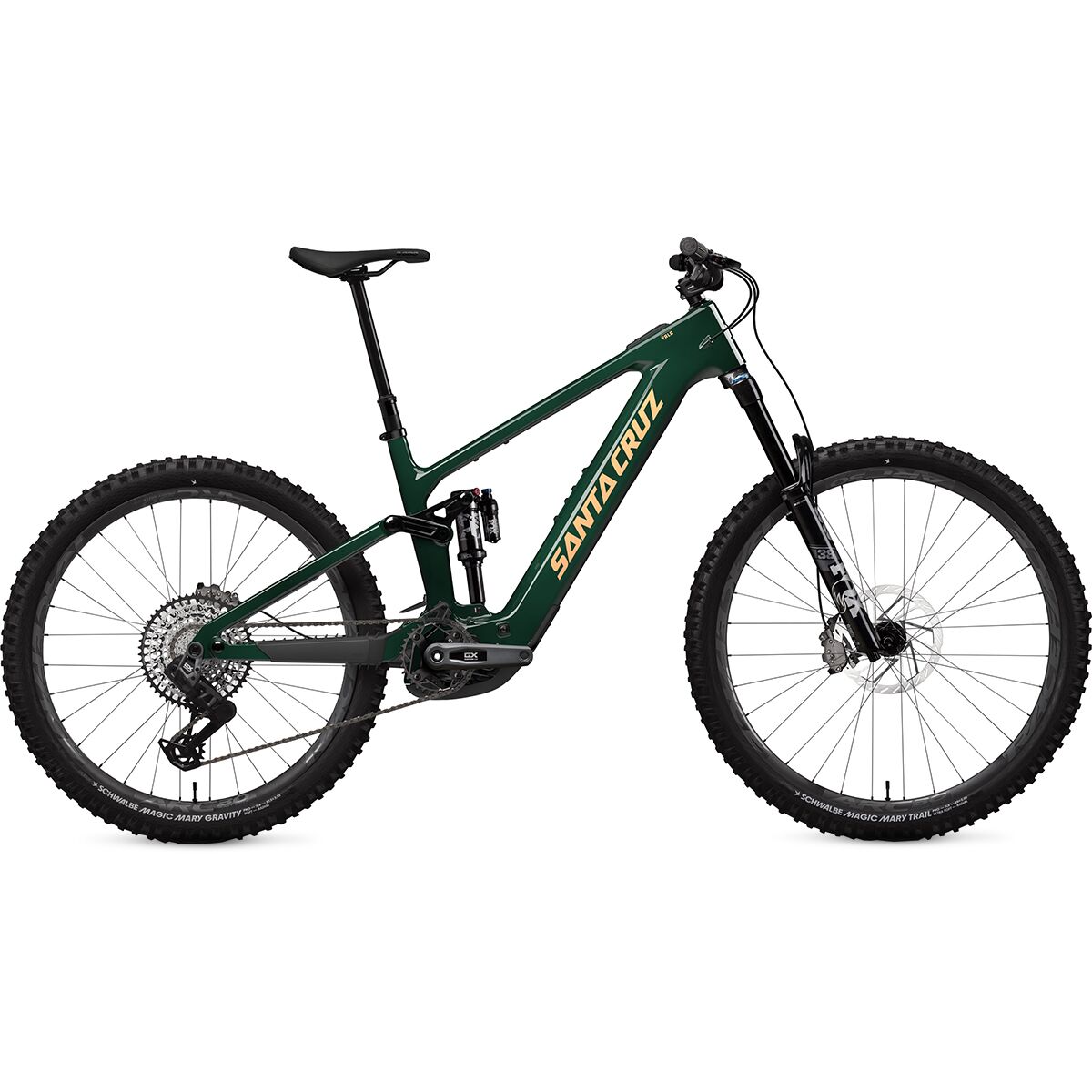 Image of Santa Cruz Bicycles Vala C GX Eagle Transmission E-Bike Midnight Green, L