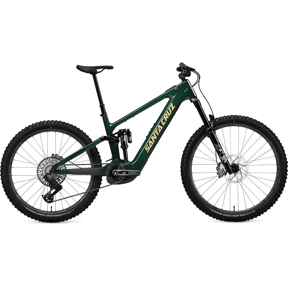 Santa Cruz Bicycles Vala C GX Eagle Transmission E-Bike Midnight Green, L