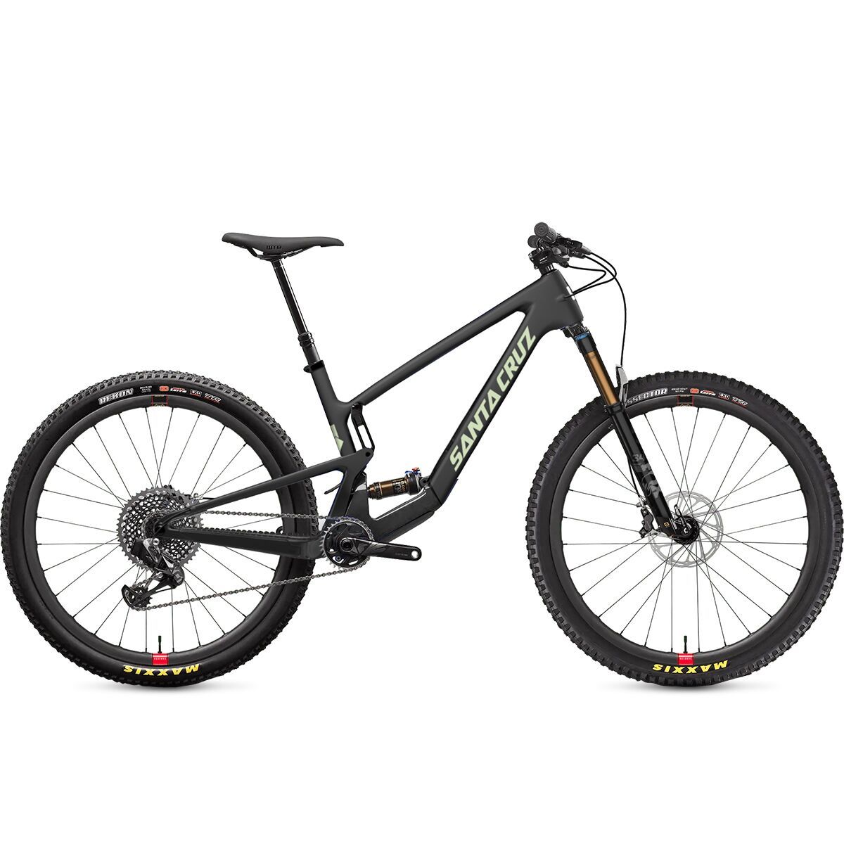 Santa Cruz Bicycles Tallboy Carbon C X01 Eagle AXS Reserve Mountain Bike - 2024 Stealth Black, XL