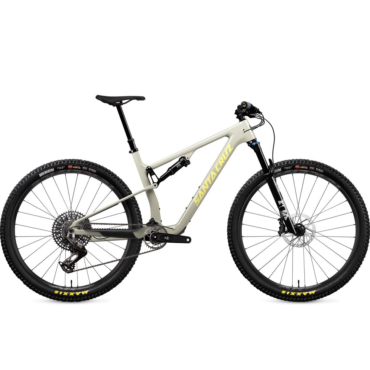 Image of Santa Cruz Bicycles Blur Trail C Eagle 90 Mountain Bike Gloss Fog, XL