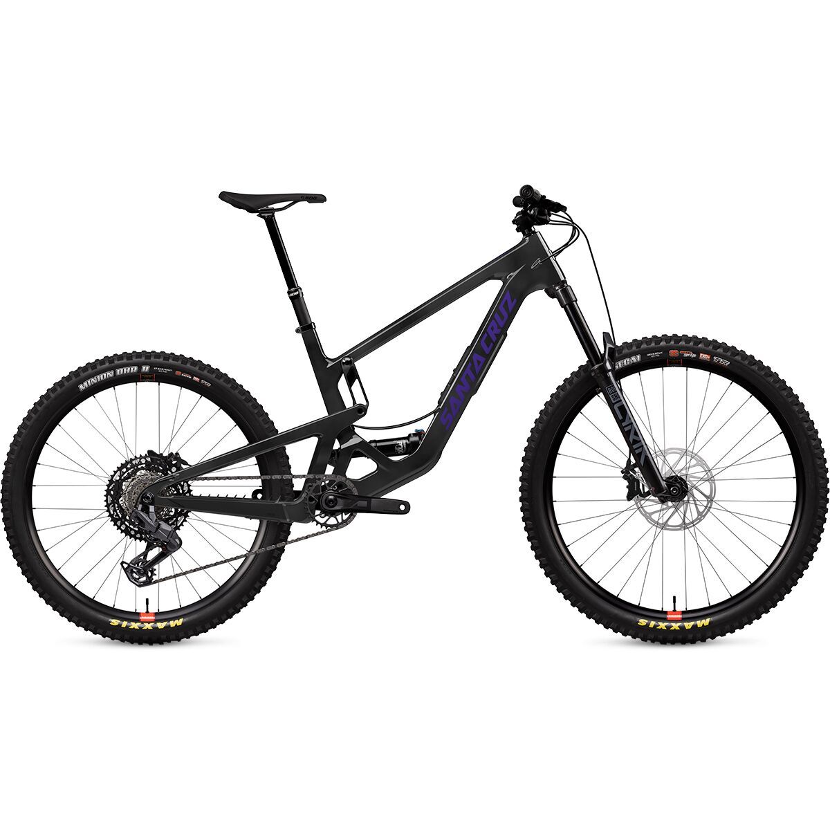 Image of Santa Cruz Bicycles Bronson C Eagle 70 Mountain Bike Gloss Carbon, L