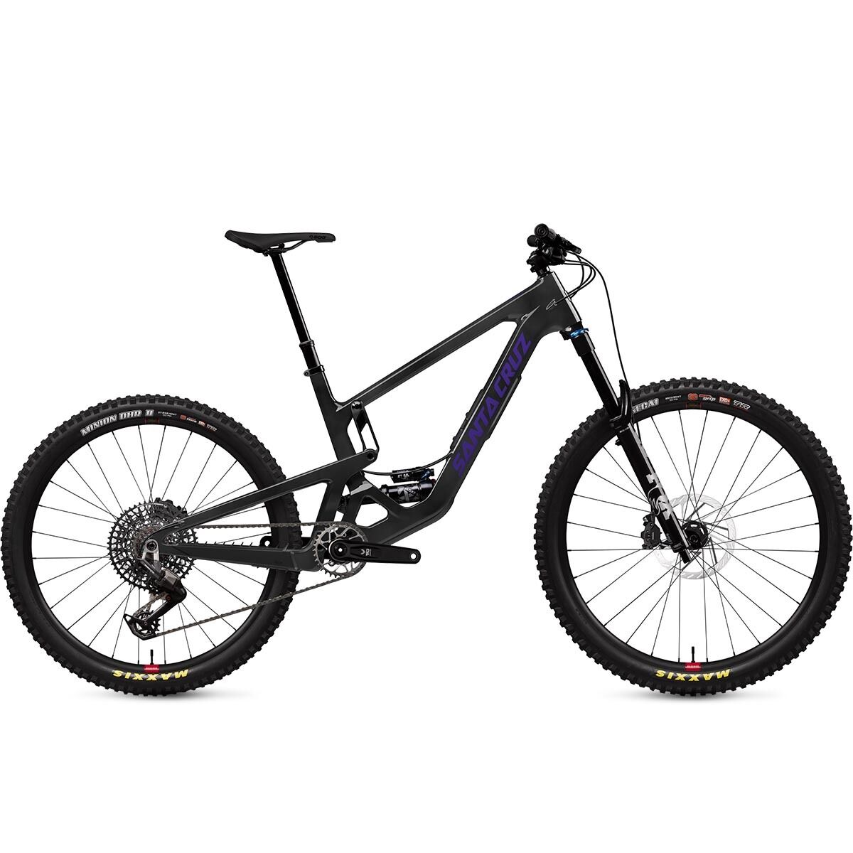 Image of Santa Cruz Bicycles Bronson C Eagle 90 Mountain Bike Gloss Carbon, L
