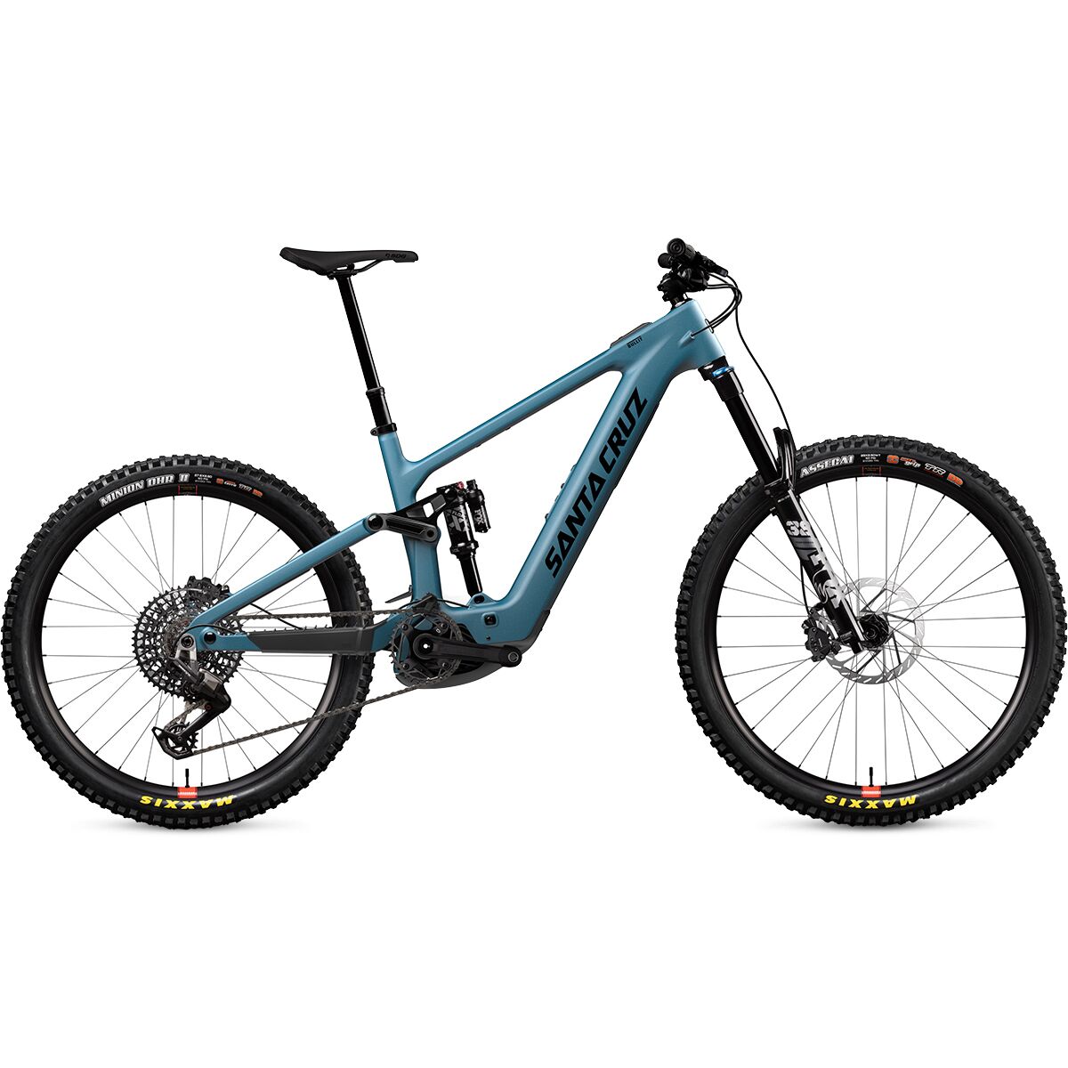 Image of Santa Cruz Bicycles Bullit C Eagle 90 E-Bike Matte Teal Sparkle, M