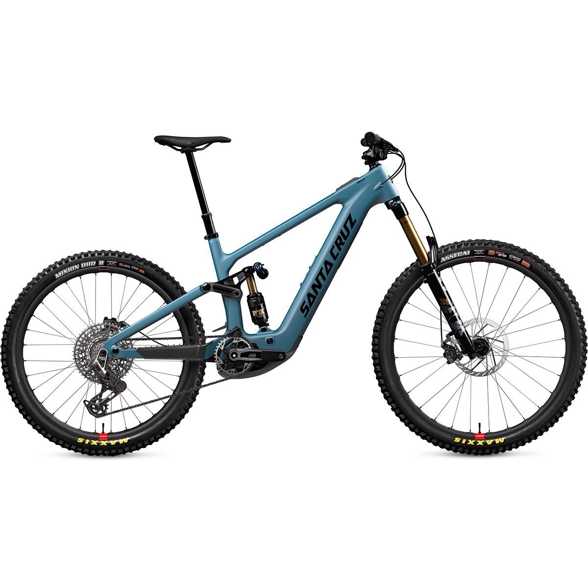 Santa Cruz Bicycles Bullit CC X0 Transmission Reserve E-Bike Matte Teal Sparkle, S