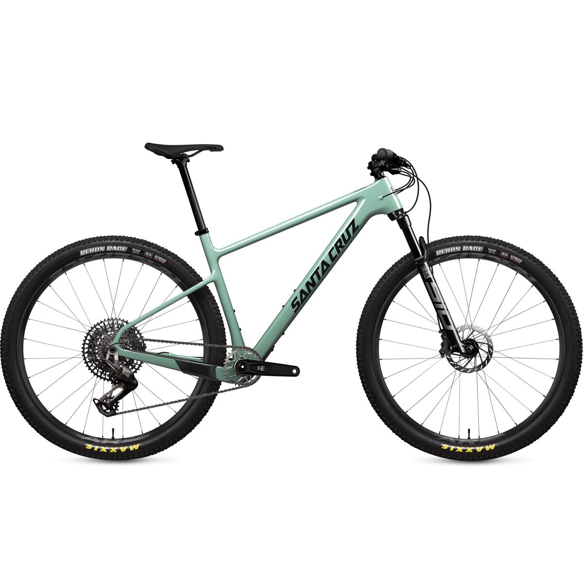 Image of Santa Cruz Bicycles Highball C Eagle 90 Mountain Bike Gloss Light Teal, M