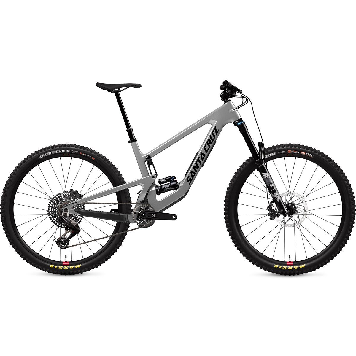 Image of Santa Cruz Bicycles Megatower C Eagle 90 Mountain Bike Gloss Silver, M