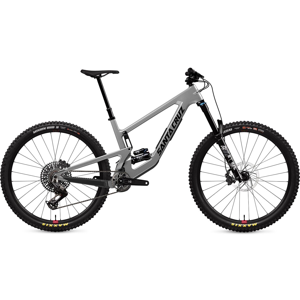Santa Cruz Bicycles Santa Cruz Bicycles Megatower C Eagle 90 Mountain Bike Gloss Silver, L