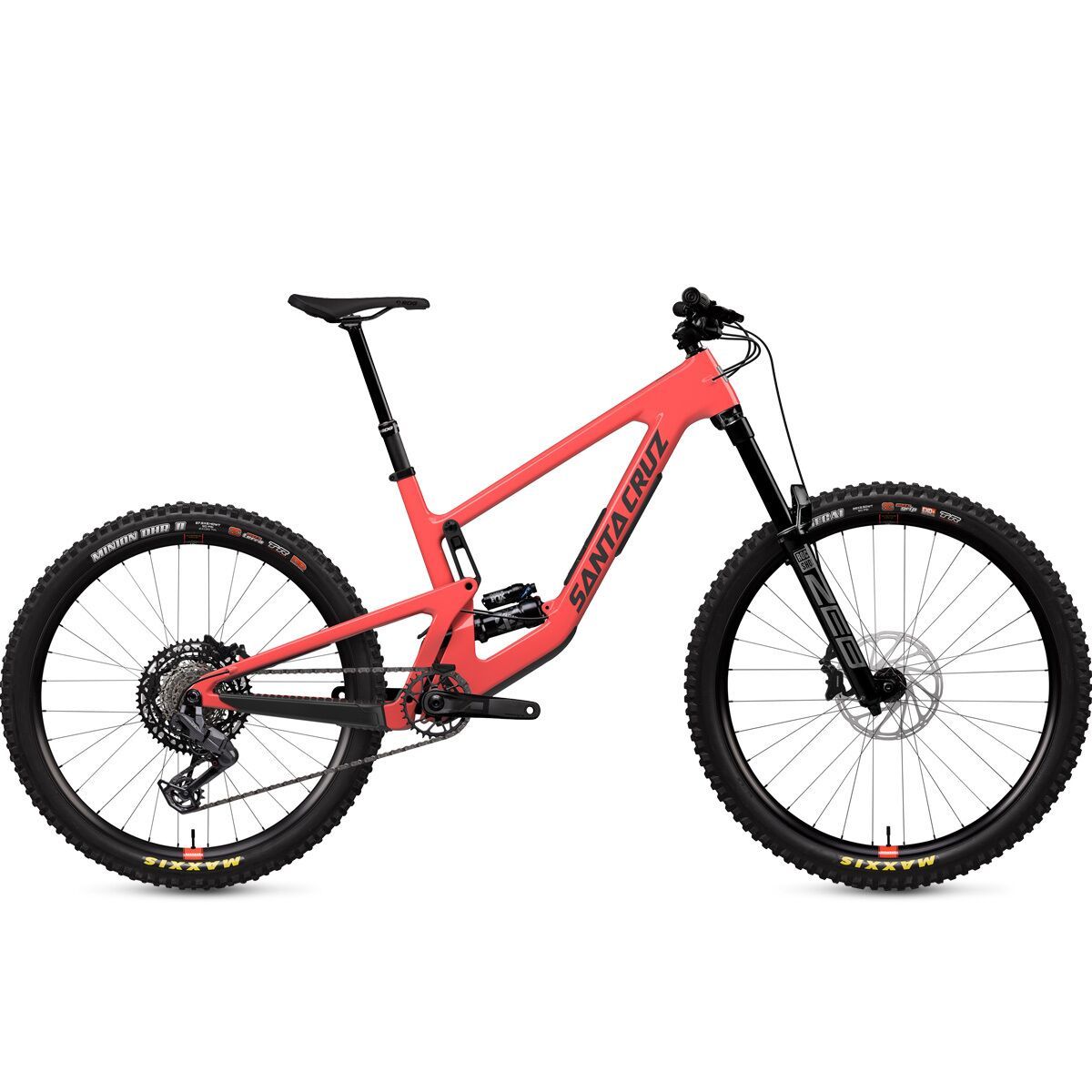 Image of Santa Cruz Bicycles Nomad C Eagle 70 Mountain Bike Gloss Coral, M