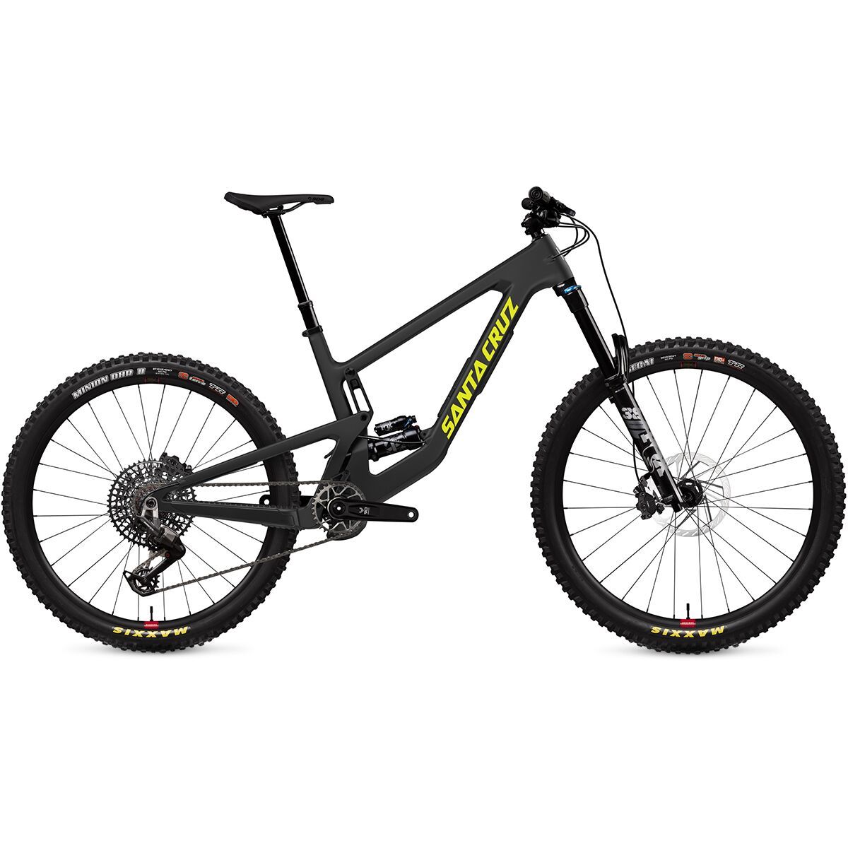 Image of Santa Cruz Bicycles Nomad C Eagle 90 Mountain Bike Matte Black, XL