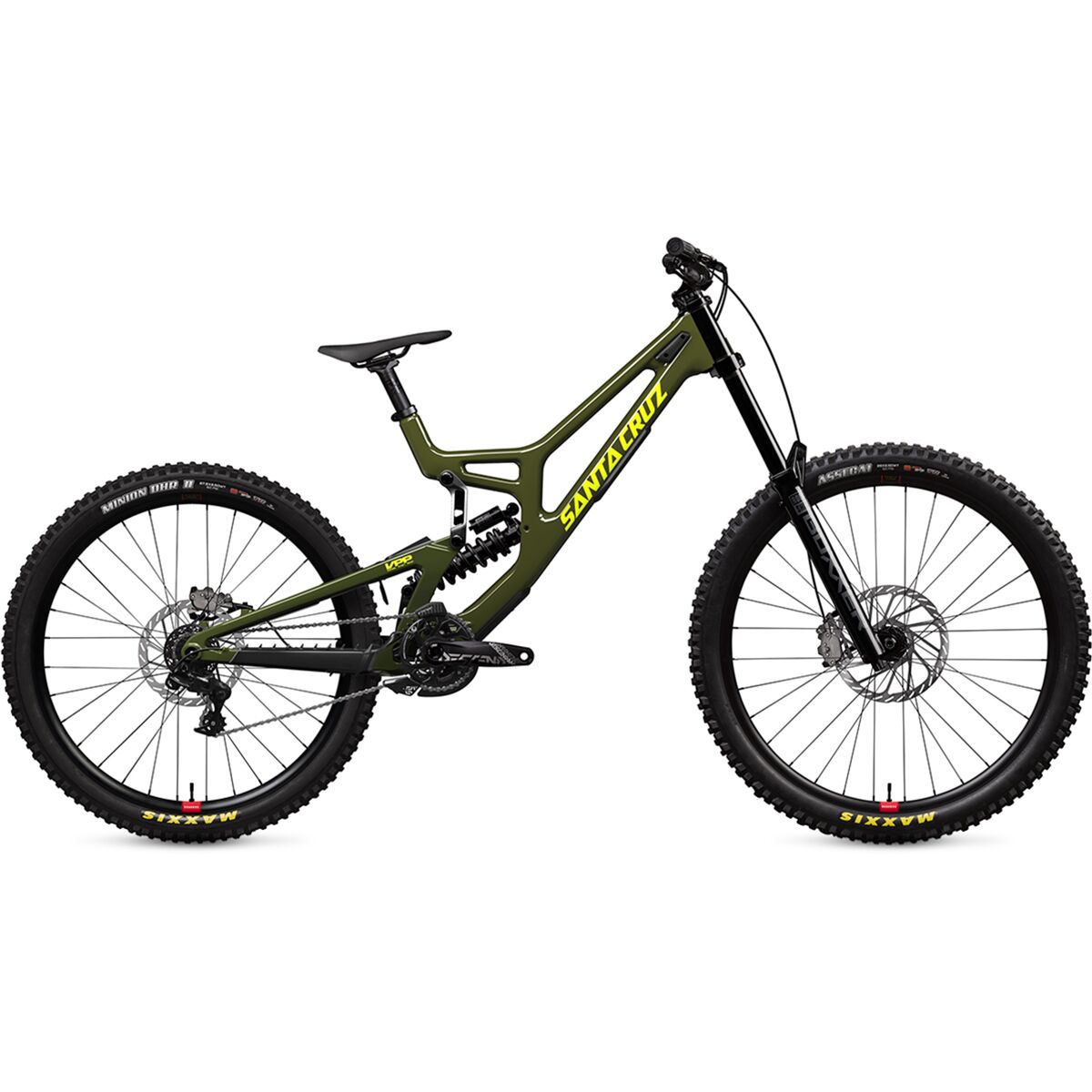Santa Cruz Bicycles Santa Cruz Bicycles V10 8 CC DH S Mountain Bike Gloss Kelp Green, L