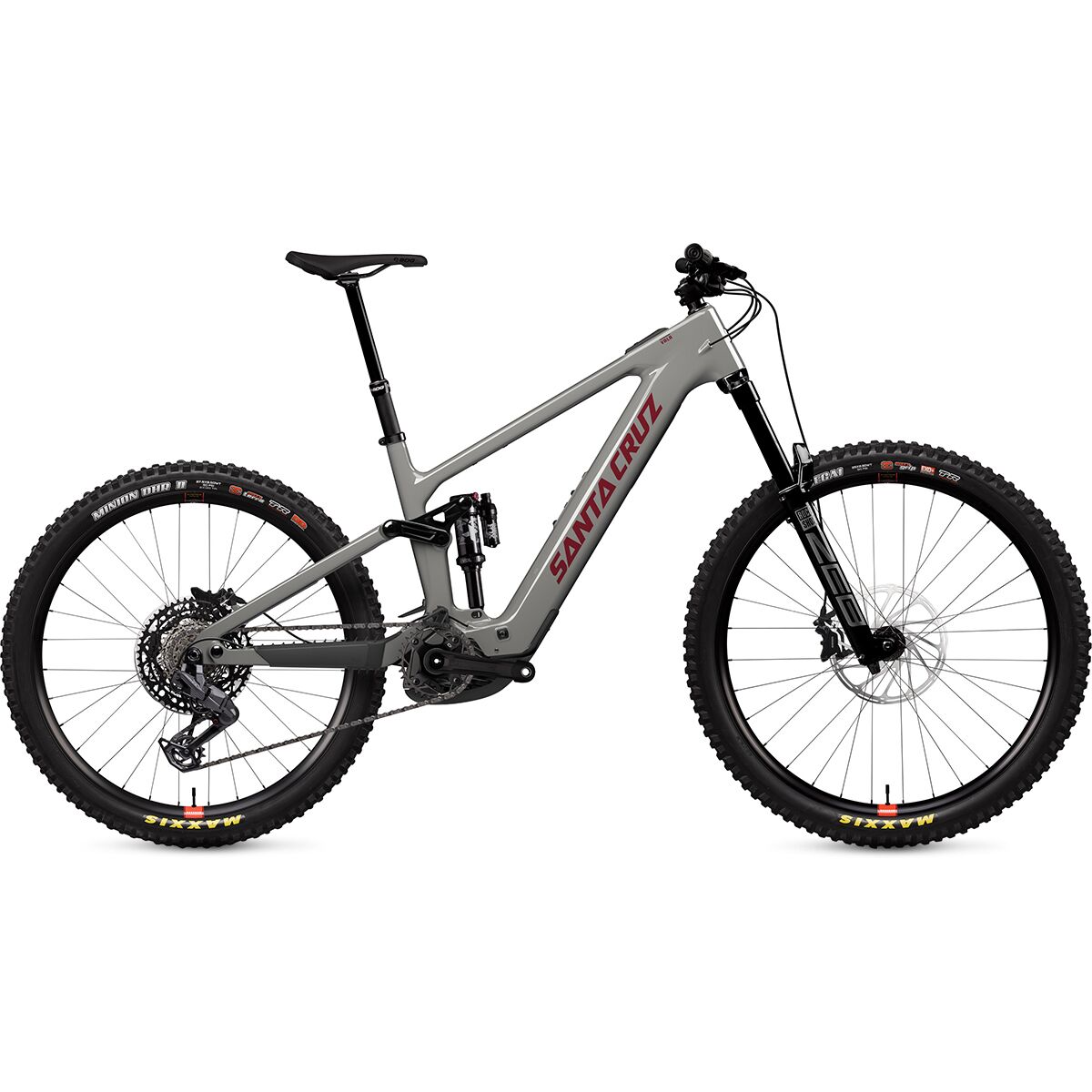 Image of Santa Cruz Bicycles Vala C Eagle 70 E-Bike Gloss Grey, M