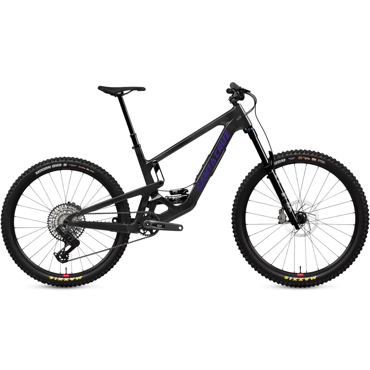Image of Santa Cruz Bicycles Bronson C GX AXS Transmission Mountain Bike Gloss Carbon, L