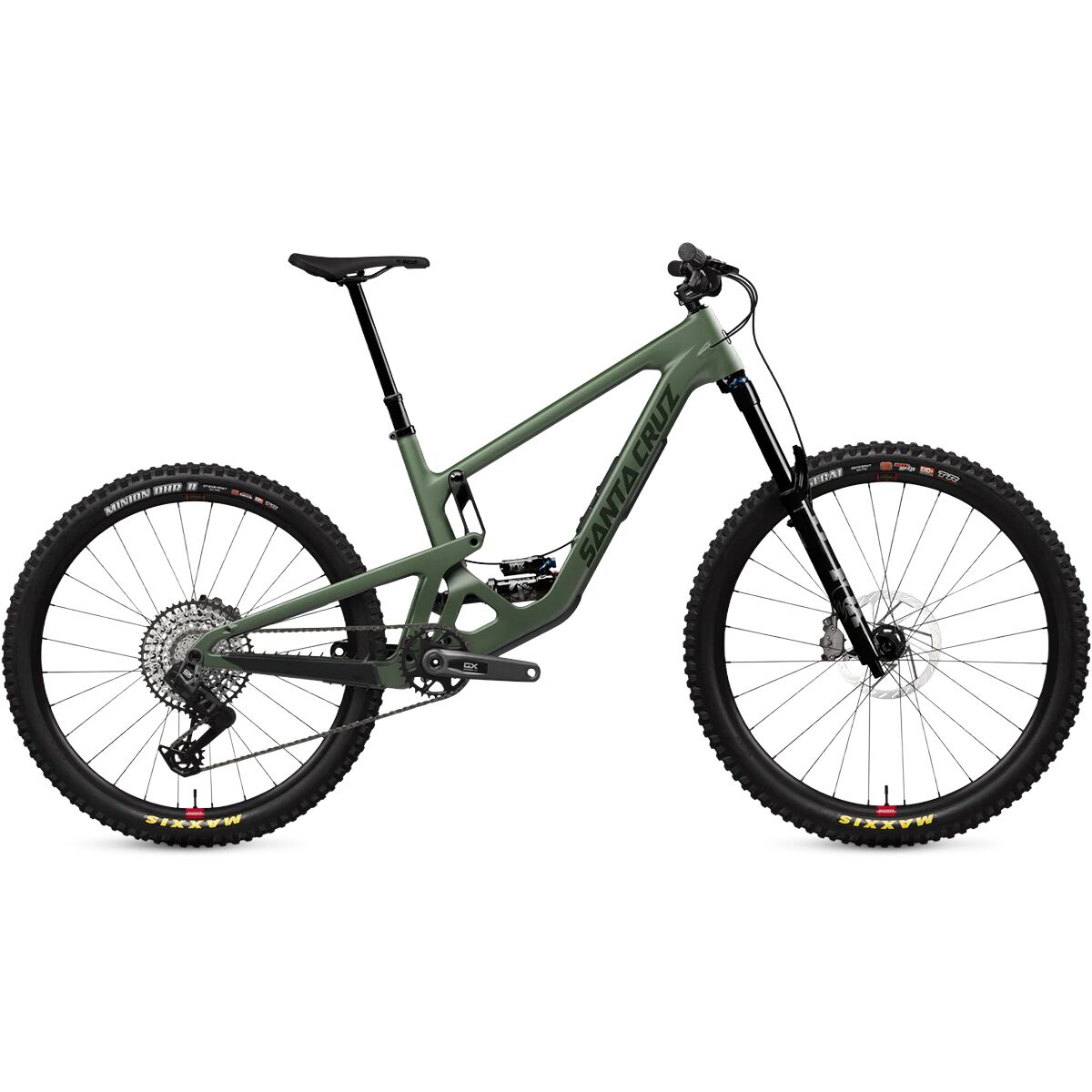 Image of Santa Cruz Bicycles Bronson C GX AXS Transmission Mountain Bike Matte Poblano Green, S