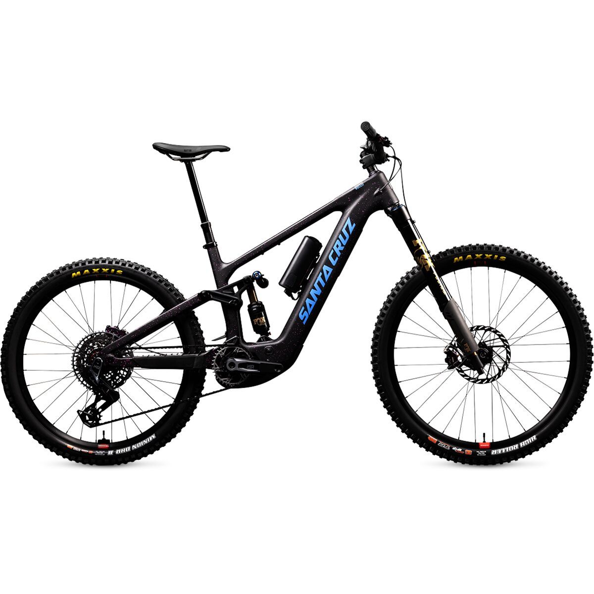 Santa Cruz Bicycles Bullit CC Podium X0 Transmission Reserve E-Bike Black Pink Splatter, L