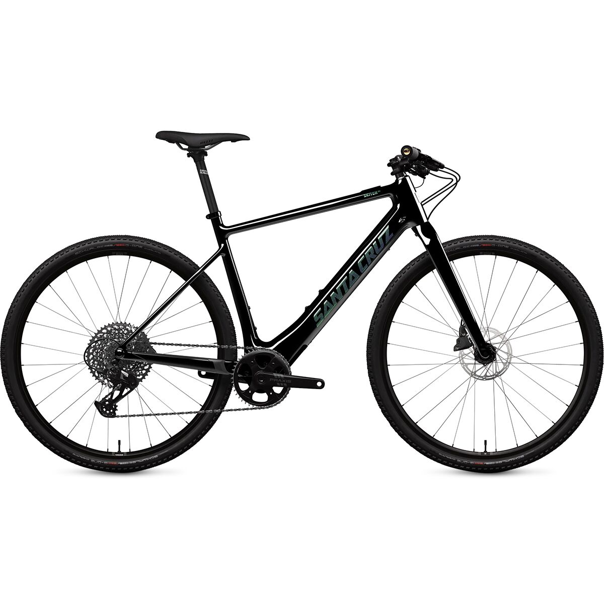 Image of Santa Cruz Bicycles Skitch CC Apex Flat Bar E-Bike Gloss Black, XL
