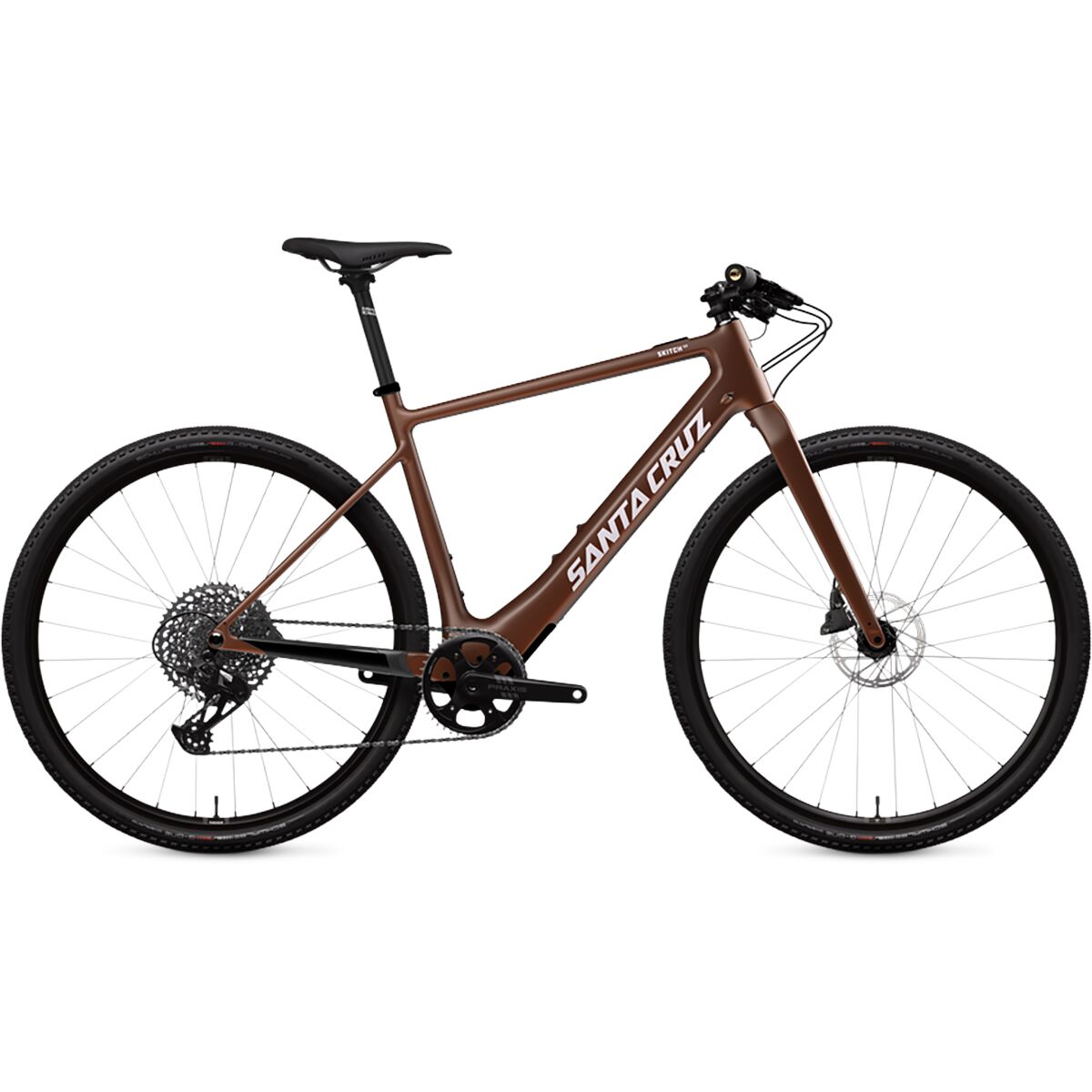 Image of Santa Cruz Bicycles Skitch CC Apex Flat Bar E-Bike Matte Iron Ore, S