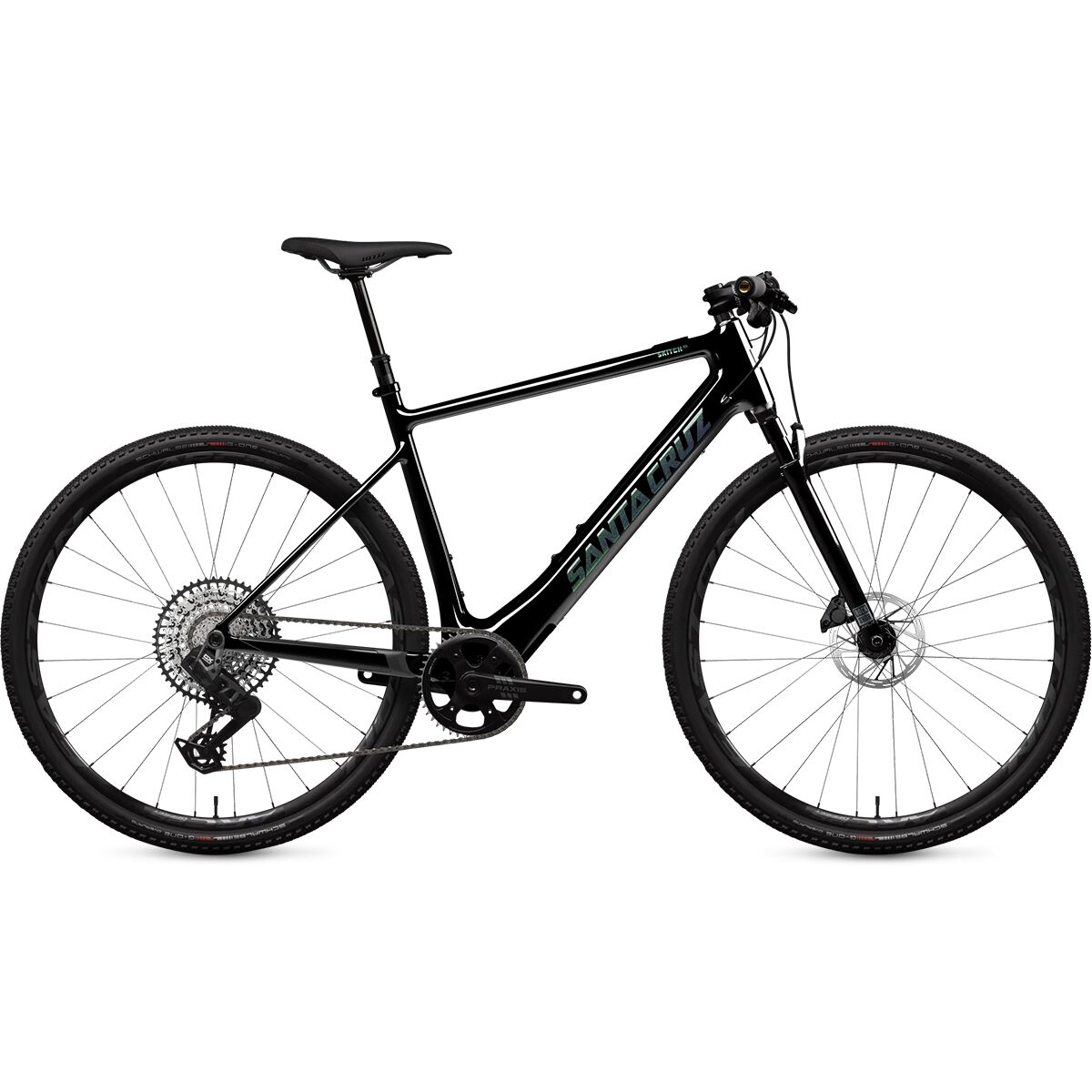 Image of Santa Cruz Bicycles Skitch CC GX Transmission Flat Bar E-Bike Gloss Black, M