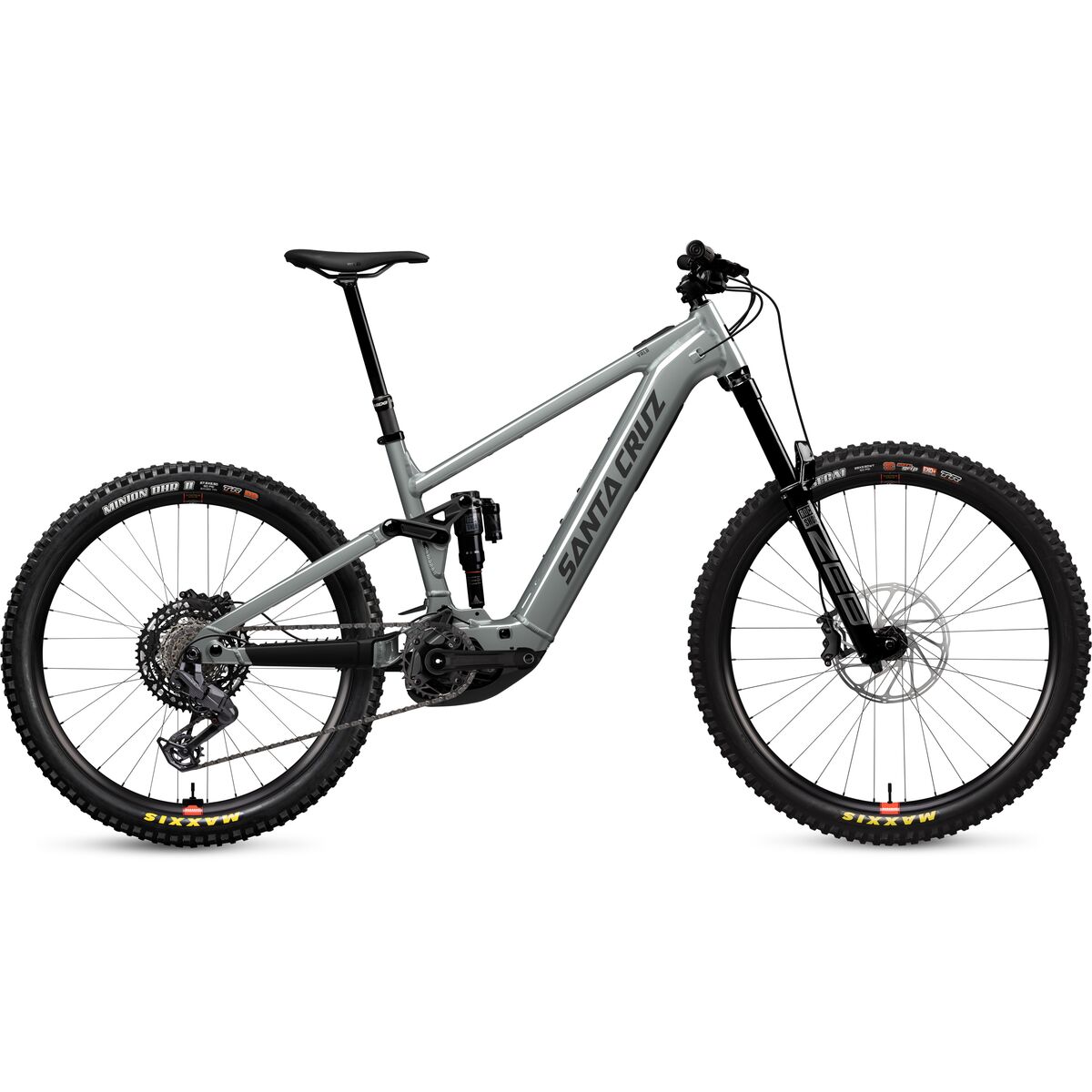 Image of Santa Cruz Bicycles Vala AL Eagle 70 E-Bike Gloss Lunar Gray, XL