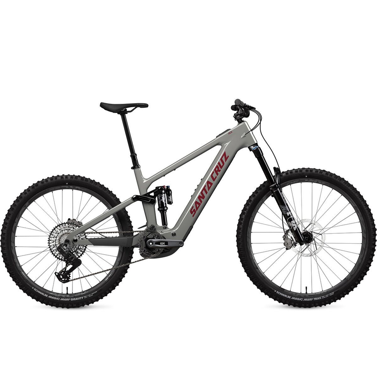 Image of Santa Cruz Bicycles Vala C GX Eagle Transmission E-Bike Gloss Grey, L