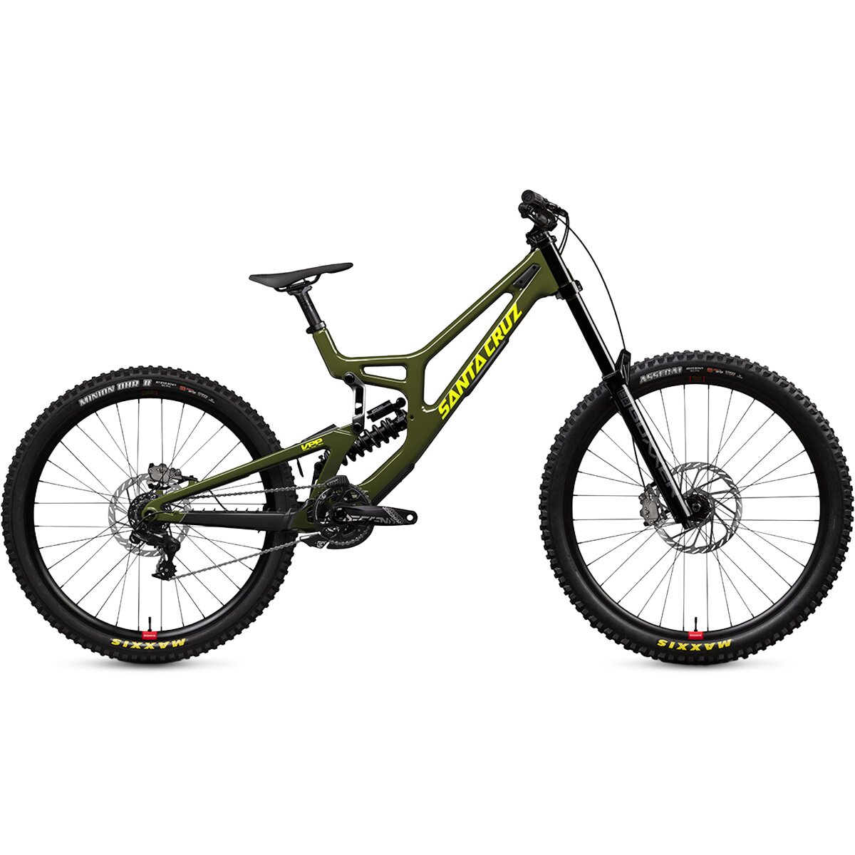 Image of Santa Cruz Bicycles V10 8 CC DH S Mountain Bike Gloss Kelp Green, M