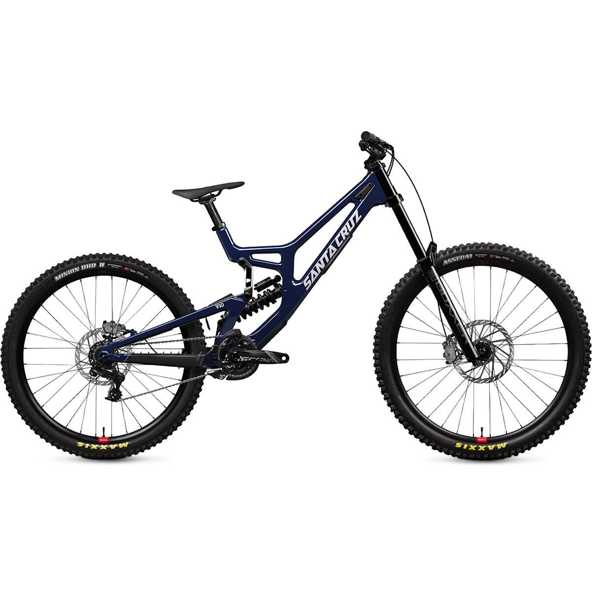 Image of Santa Cruz Bicycles V10 8 CC DH S Mountain Bike Gloss Liquid Blue, L