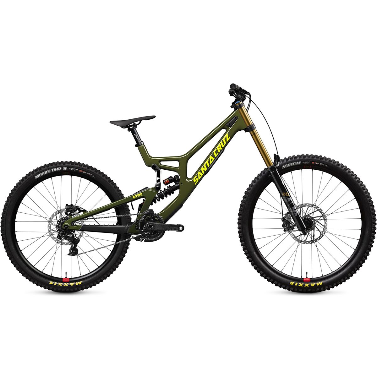 Image of Santa Cruz Bicycles V10 8 CC DH X01 Mountain Bike Gloss Kelp Green, L