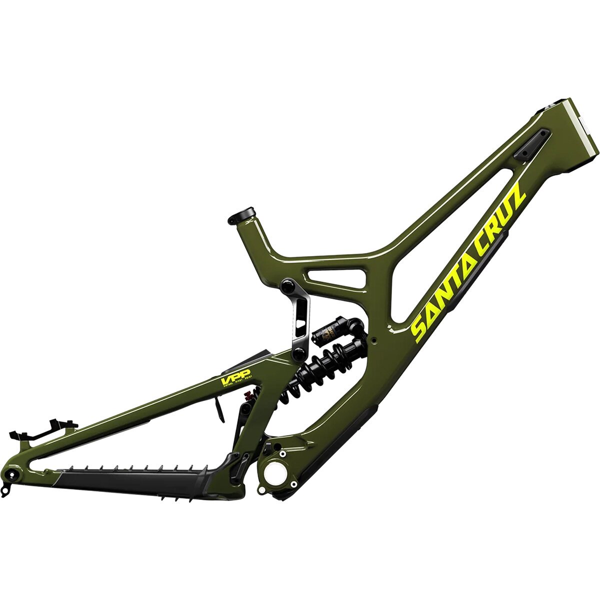 Image of Santa Cruz Bicycles V10 8 CC Frame Gloss Kelp Green, XL