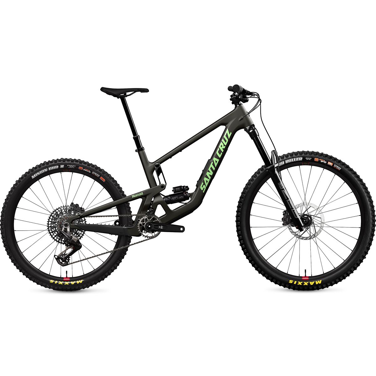 Image of Santa Cruz Bicycles Nomad CC Eagle 90 Mountain Bike Matte Metallic Earth, M
