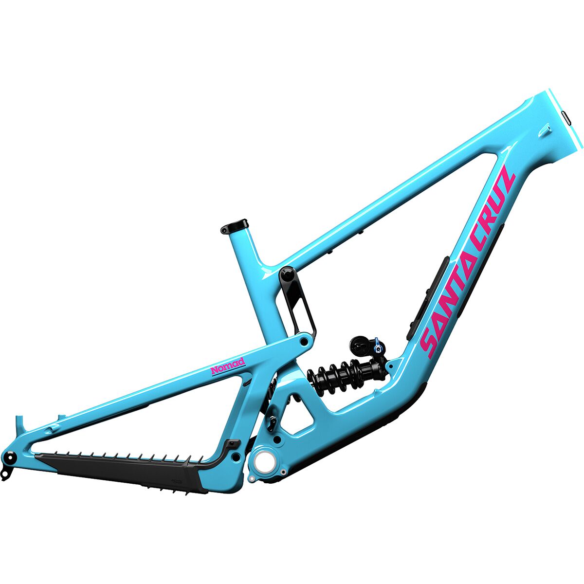 Image of Santa Cruz Bicycles Nomad CC Mountain Bike Frame Gloss Aqua Magenta, XL