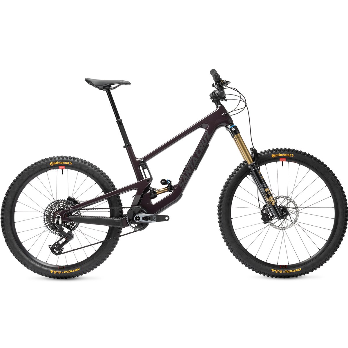 Santa Cruz Bicycles Santa Cruz Bicycles Nomad X0/90 Exclusive Mountain Bike Matte Stormbringer Purple, L
