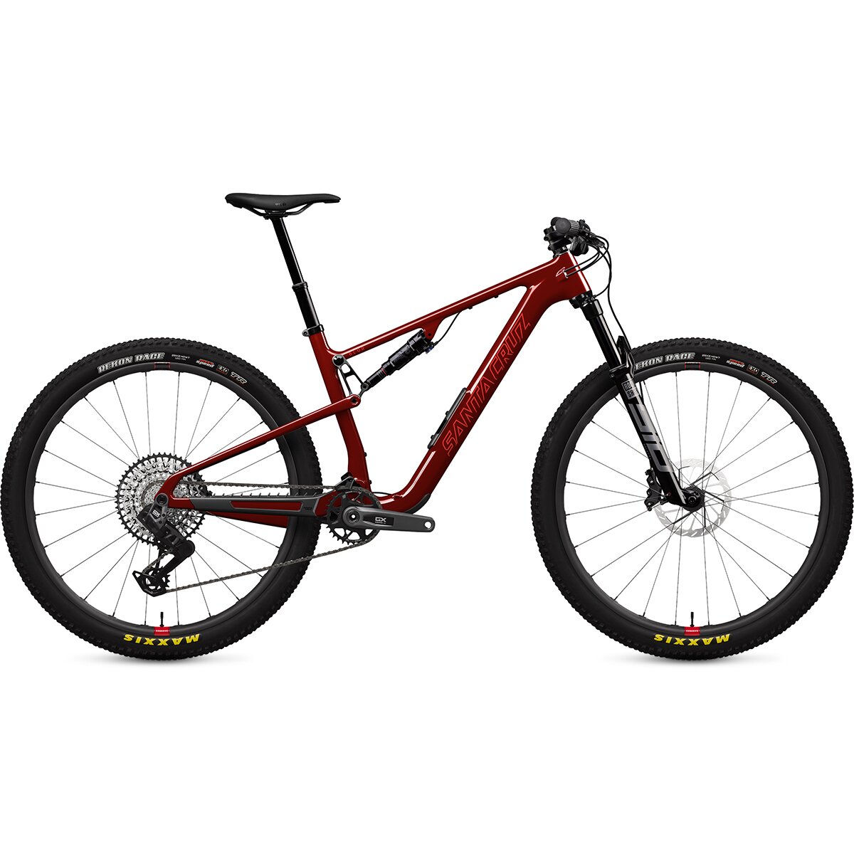 Image of Santa Cruz Bicycles Blur CC Race GX Transmission Carbon Wheel Mountain Bike Gloss Tart Cherry, S