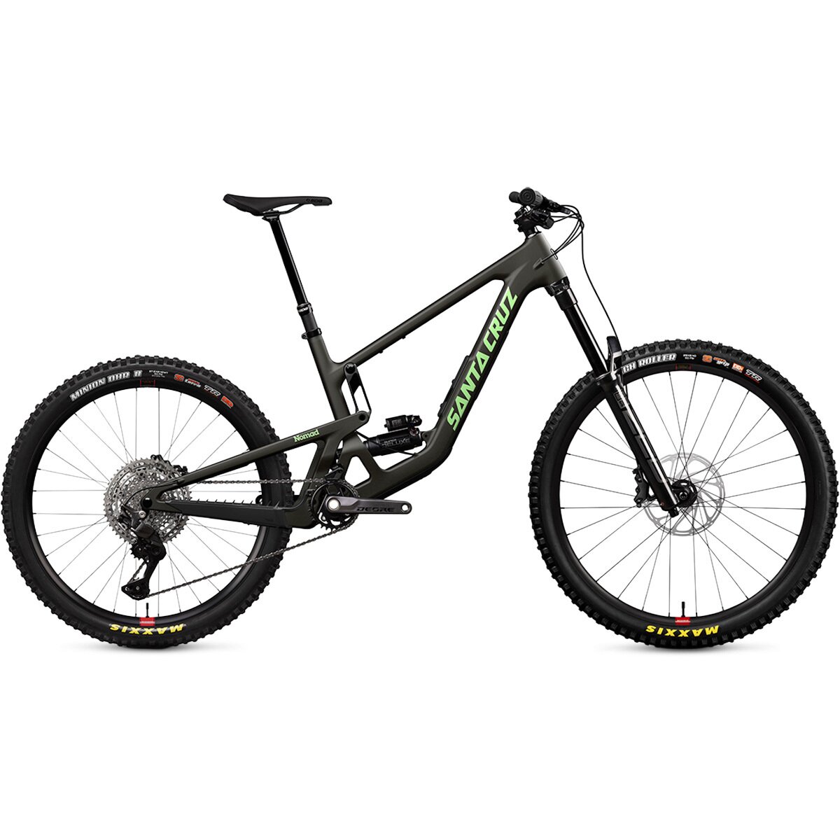 Image of Santa Cruz Bicycles Nomad CC Deore Mountain Bike Matte Metallic Earth, M