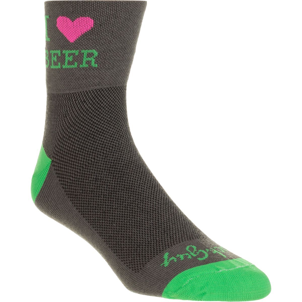 Image of SockGuy Heart Beer 3in Sock One Color, L/XL