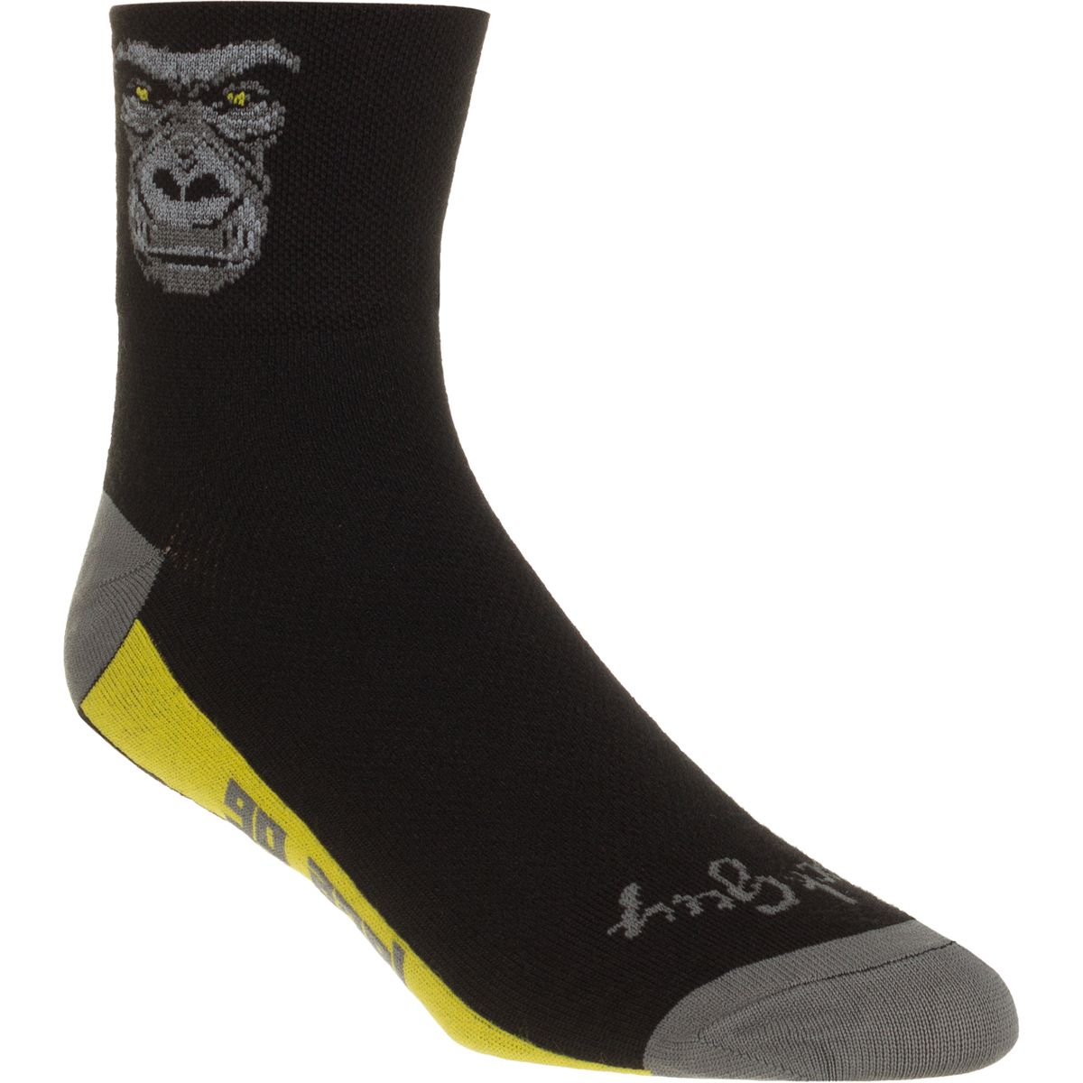 SockGuy SockGuy Silverback 3in Sock One Color, L/XL