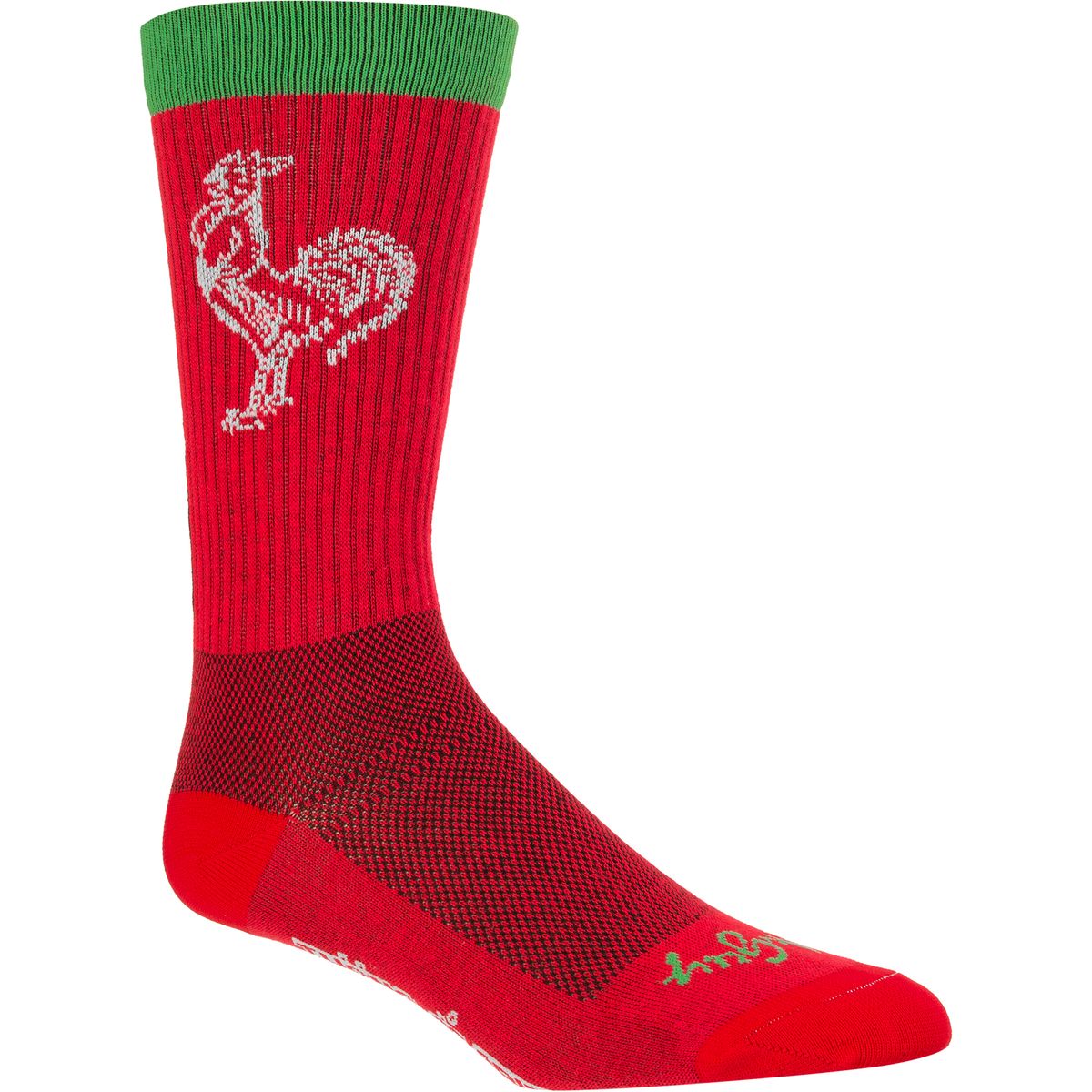 SockGuy SockGuy Sriracha Acrylic 8in Socks Red, S/M