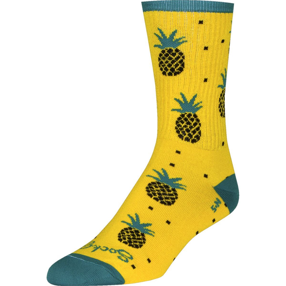 SockGuy Pineapple Sock One Color, L/XL