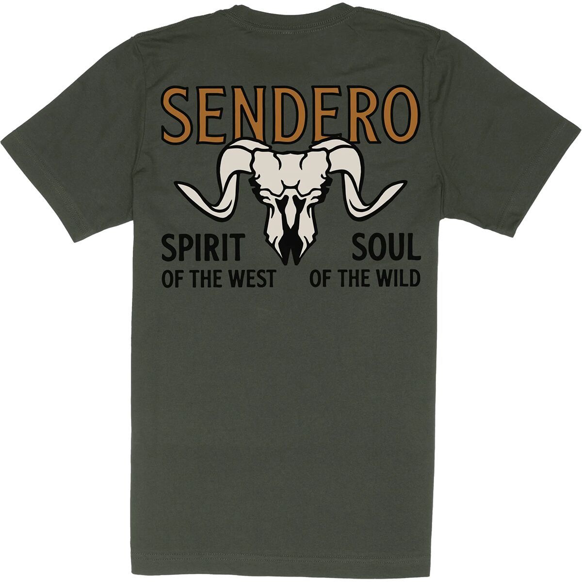 Sendero Provisions Co. Big Horn T-Shirt - Men's Military Green, S