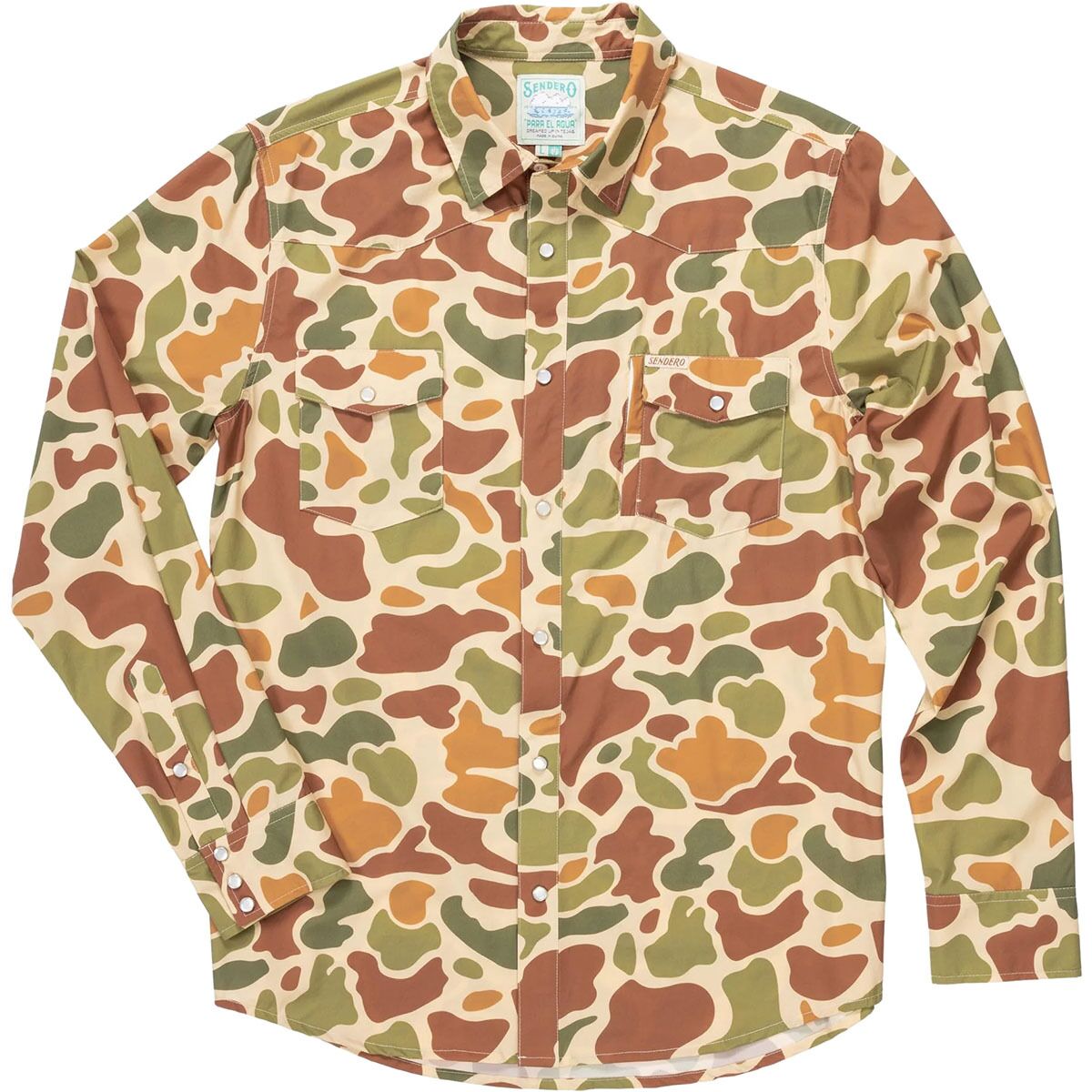 Sendero Provisions Co. Sendero Provisions Co. Confluence Tech Shirt - Men's Field Camo, S