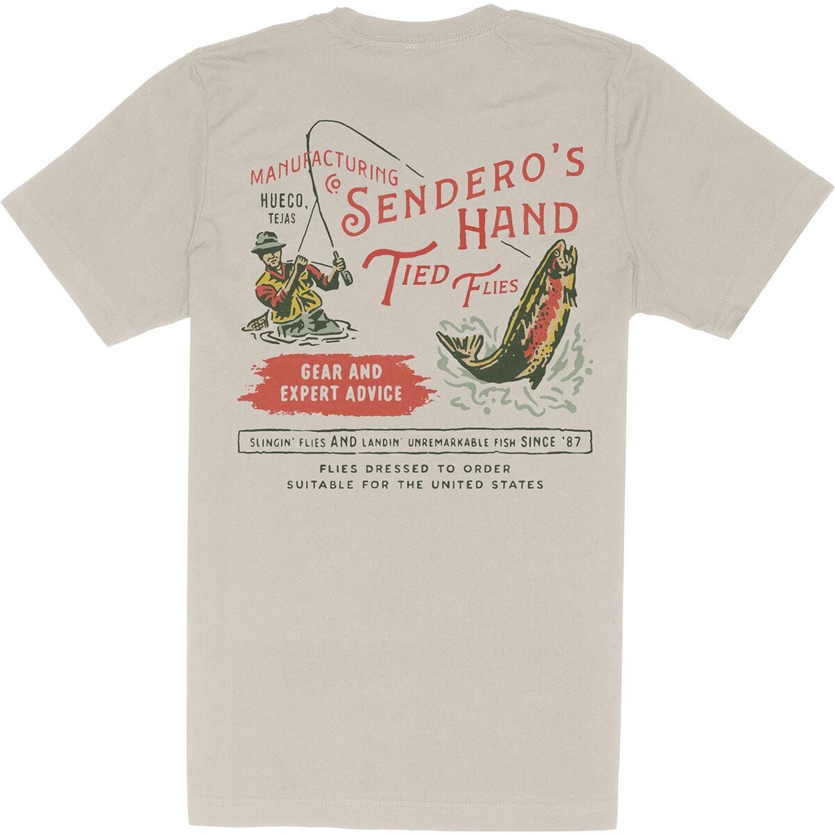 Sendero Provisions Co. Hand Tied Flies T-Shirt - Men's