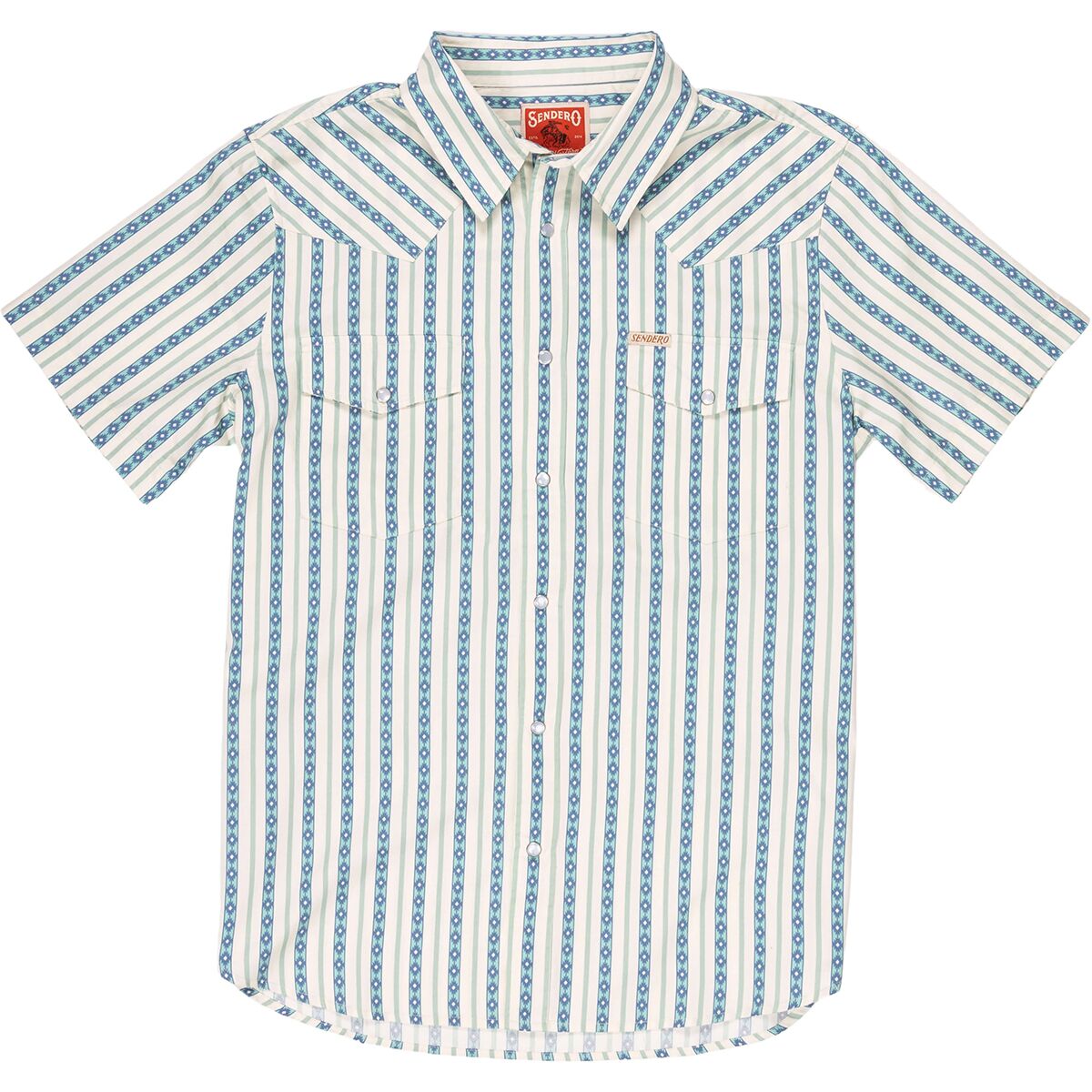 Sendero Provisions Co. Serape Pearl Snap Short-Sleeve Shirt - Men's