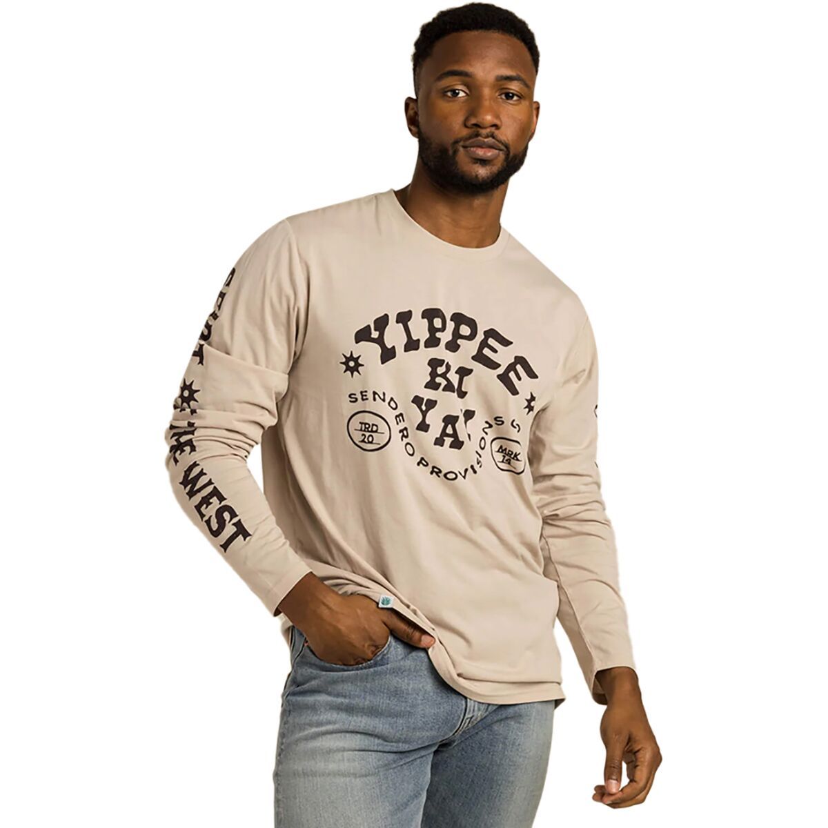 Sendero Provisions Co. Yippee Ki Yay Long-Sleeve T-Shirt - Men's Sand, S