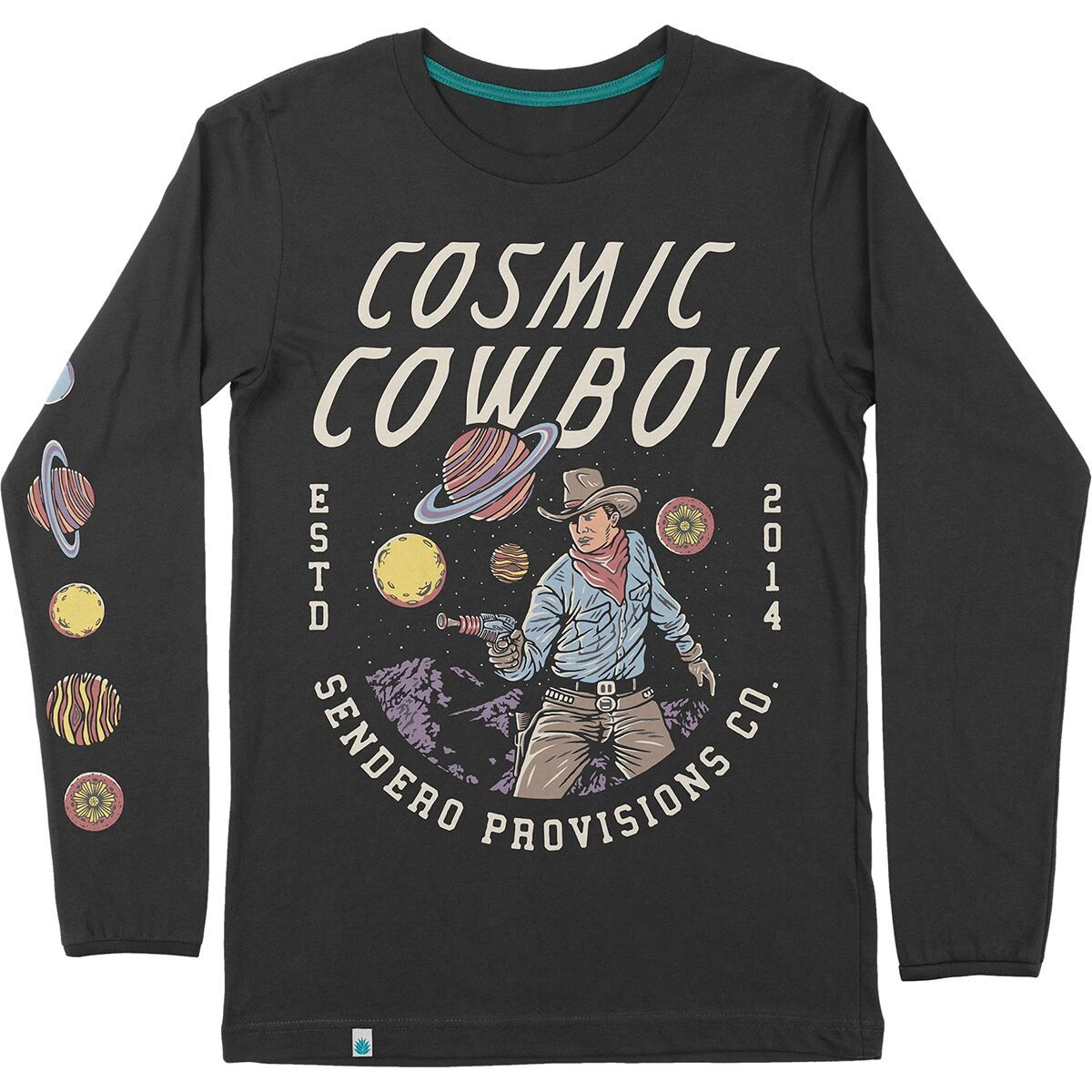 Sendero Provisions Co. Cosmic Cowboy Long-Sleeve T-Shirt - Men's Black, L