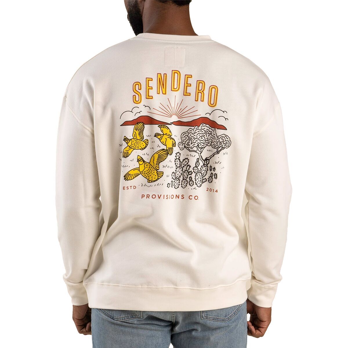 Sendero Provisions Co. Covey Sweatshirt Vintage White, M