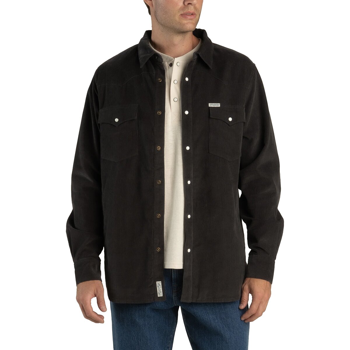 Image of Sendero Provisions Co. Desperado Shacket - Men's Charcoal, XL