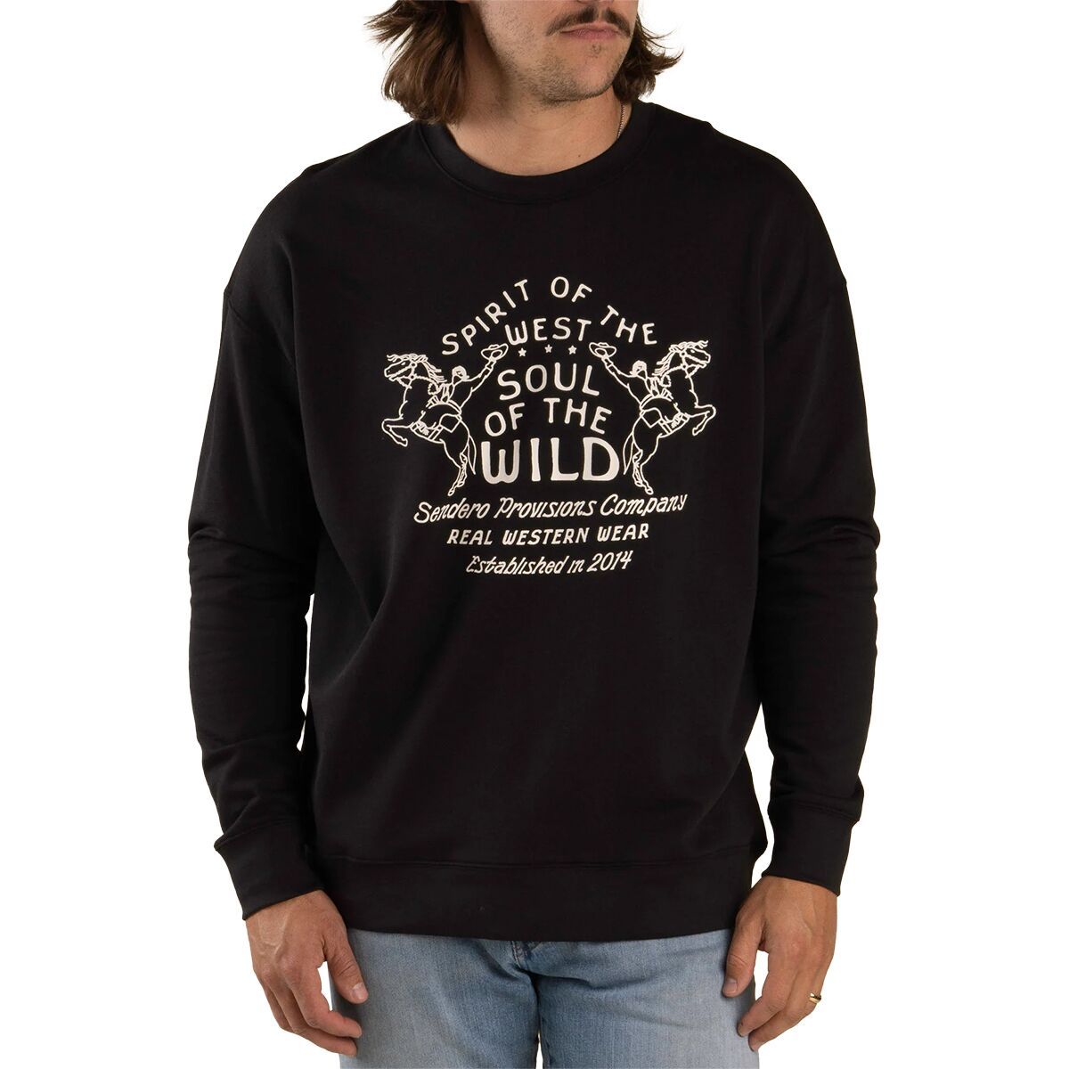 Image of Sendero Provisions Co. Hi Ho Sweatshirt Black, S