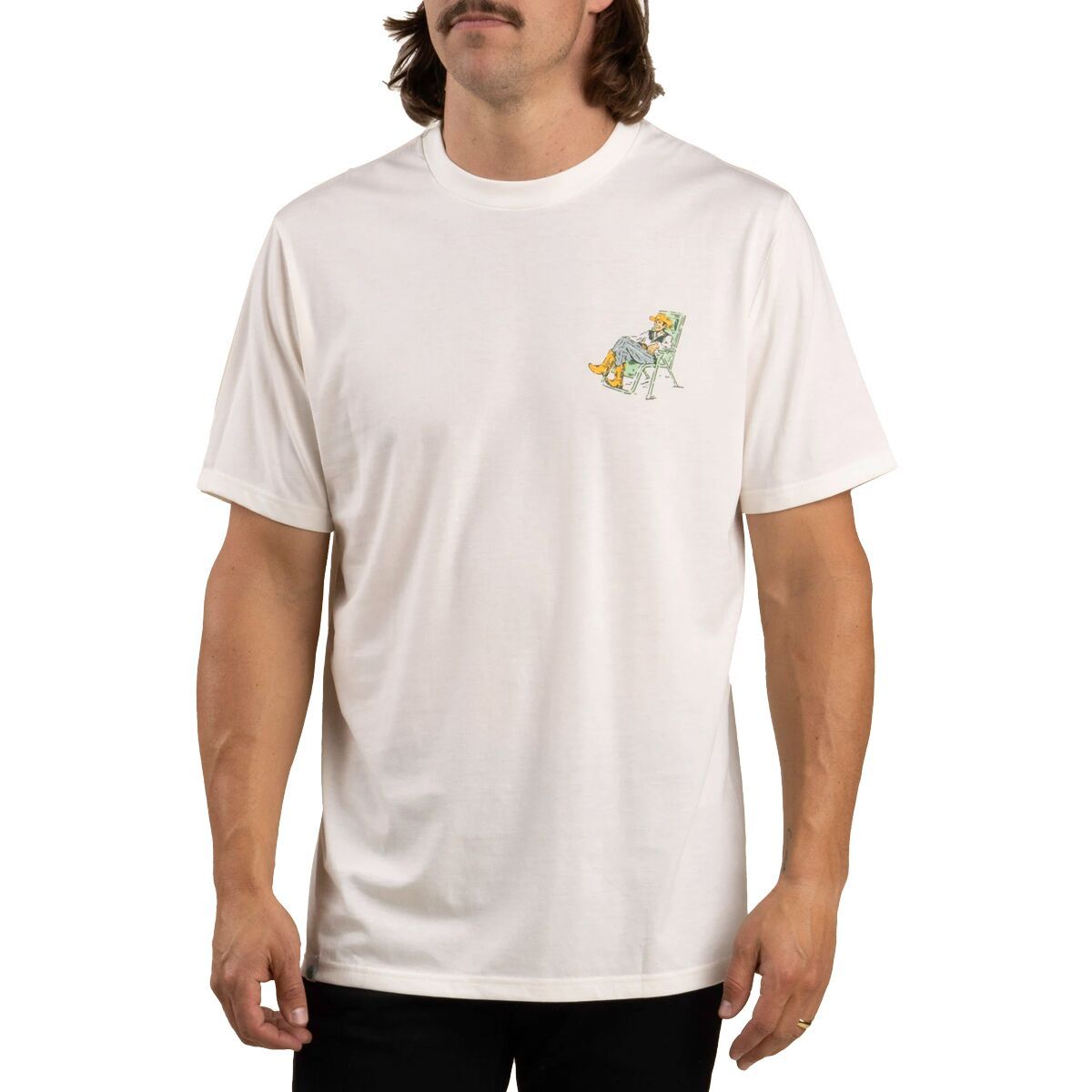 Image of Sendero Provisions Co. Oasis Short-Sleeve T-Shirt Vintage White, M